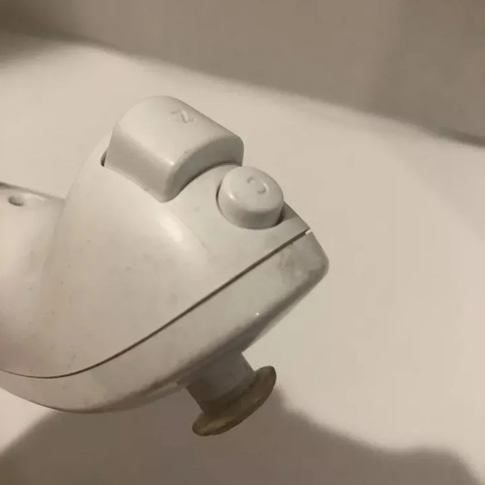 Nintendo Wii Nunchuk, Wired, White, Authentic, Preowned Used